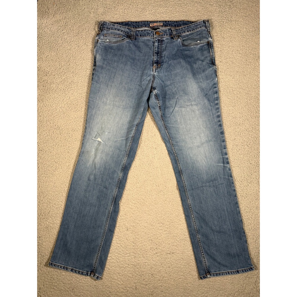 5.11 Tactical Defender-Flex Straight Leg Jeans Mens 40x34 Blue Denim 7-Pocket